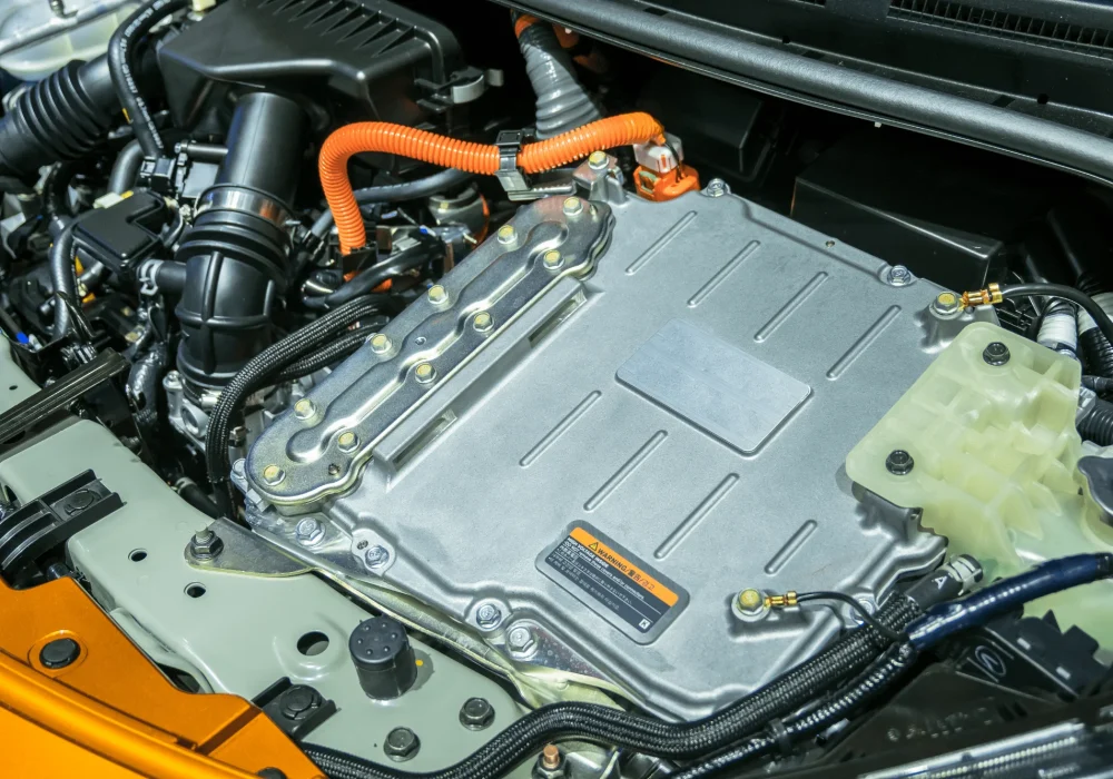 Hybrid battery in car